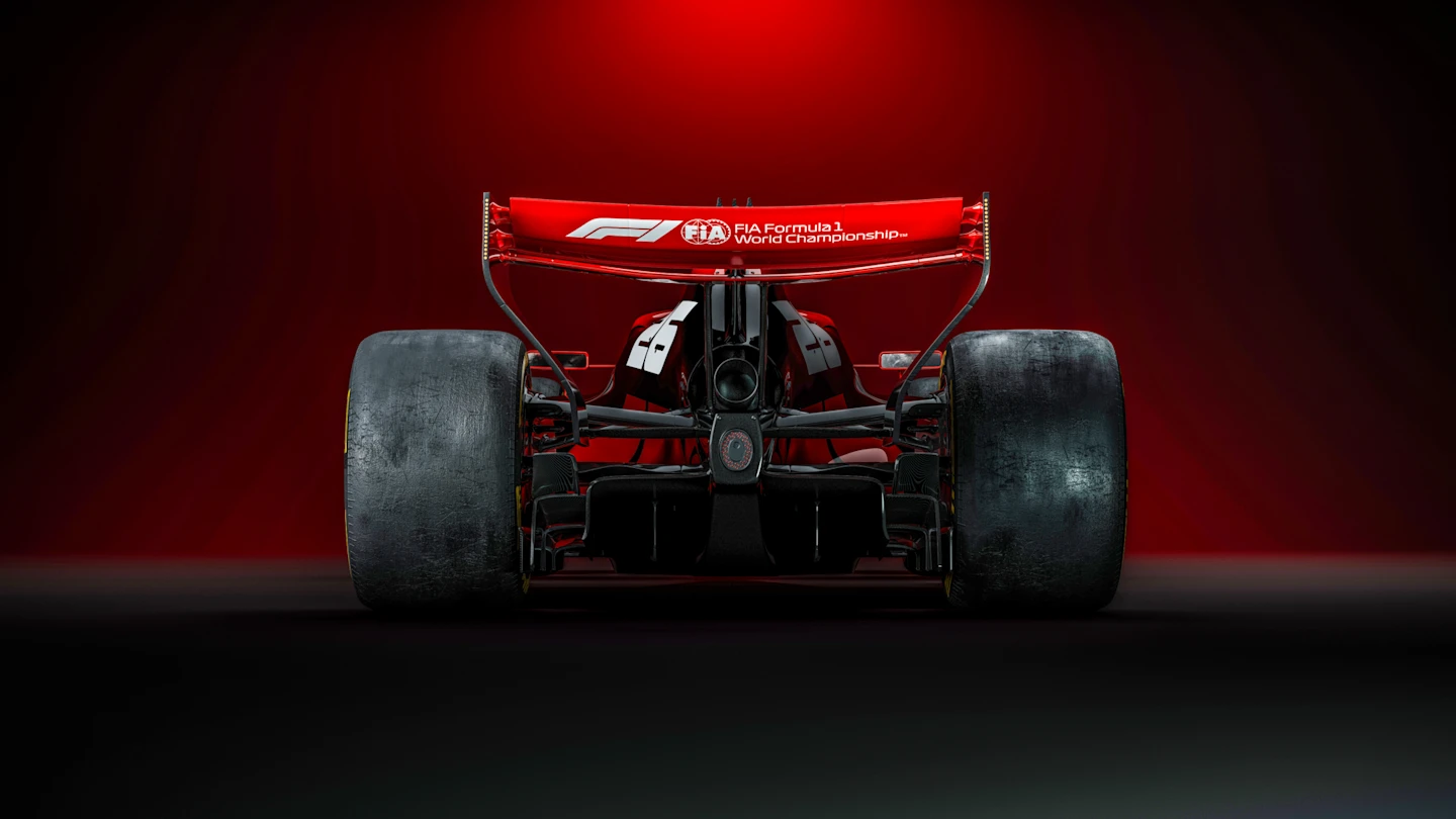 2026 F1 car rear view